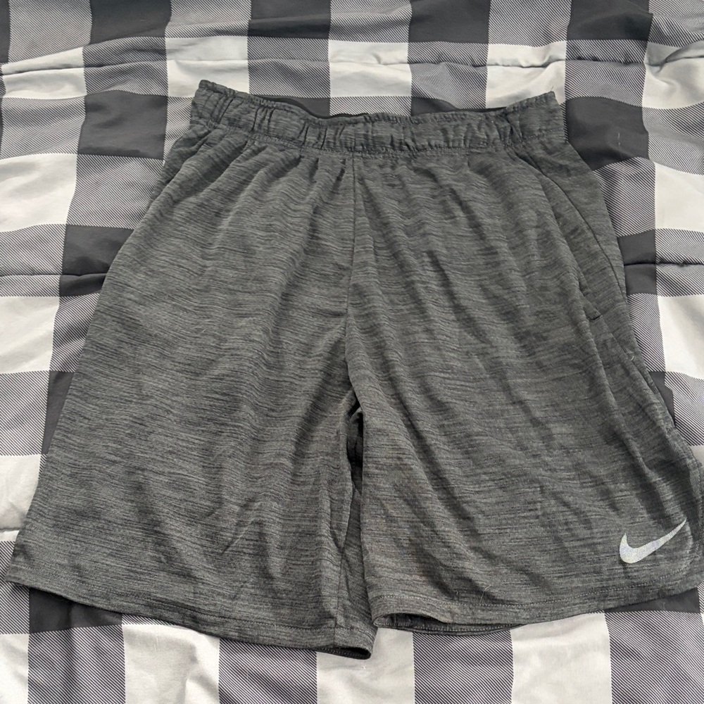 Nike Heather Gray Athletic Shorts